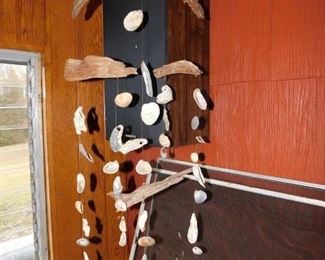 Driftwood and Seashell Mobile