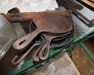 Assorted Cast Iron Frying Pans