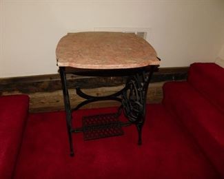 Sewing Machine Base with Marble Top