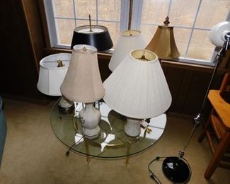 Assorted Lamps