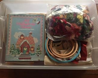 Cross Stitch Patterns/Thread/Fabric/Supplies