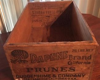 Wooden Advertising Fruit Box