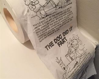 Vintage Novelty Toilet Paper