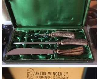 German Anton Wingen Jr. 3-Piece Carving Set