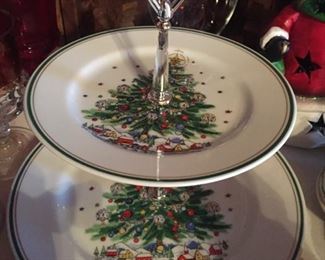 Christmas Tidbit Tray