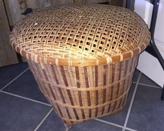 Wicker Basket with Cover