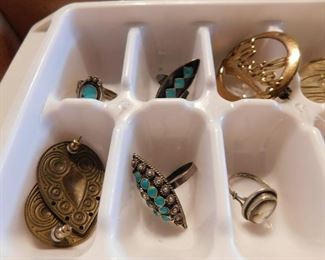 Sterling Turquoise Rings