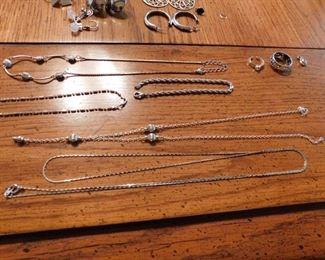 Sterling Necklaces/Bracelets