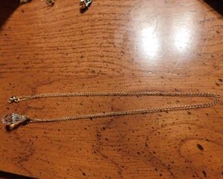 14K Gold Necklace with Pendant