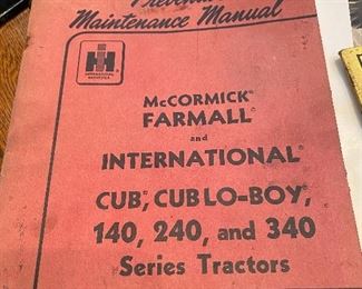 Farm Tractor and Implement Manuals