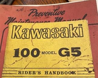 Kawasaki 100 Model G5 Handbook