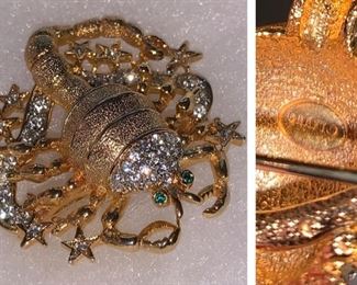 Craft Scorpion Brooch/Pin