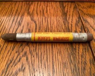 Pepper's Tobacco Warehouse Advertising Pencil