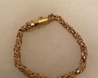 Heavy 14K Gold Bracelet