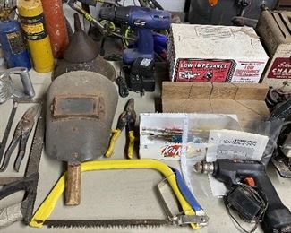 Saws/Welding Mask/Drills/Levels