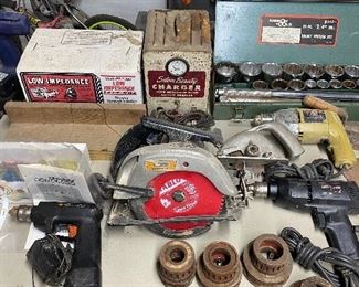Socket Sets/Electric Fence Chargers/Drills