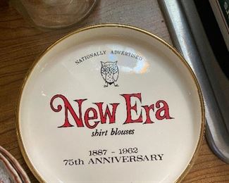 1962 New Era Shirt Blouses 75th Anniversary Ashtray