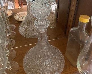 Heavy Glass Decanter
