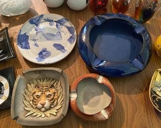 North Carolina Pottery Ashtrays