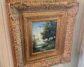 Oil on Canvas Landscape Scene