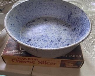 Robin Egg Glaze Pottery Bowl