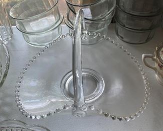 Candlewick Basket (Damaged)