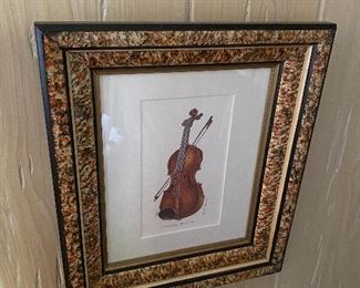 Martha Hinson "Fiddlin Around" Signed and Numbered Print