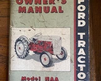 1950's Ford Model NAA Tractor Manual 