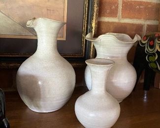 N.C. Pottery Vases