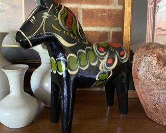 Nils Olsson Wooden Dala Horse