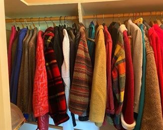 Ladies Coats and Assorted Clothing Items