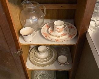 Several Porcelain Cups and Saucers