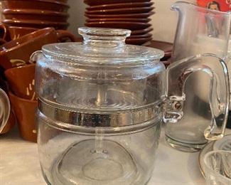 Pyrex Glass Percolator
