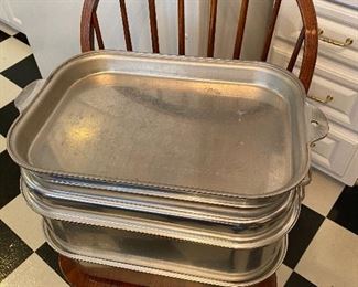 Vintage Wearever Aluminum Roasters