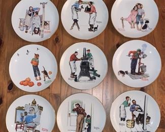 Norman Rockwell Plates