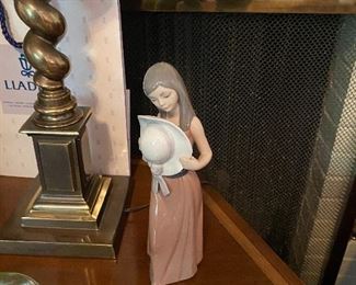 Lladro Bashful Girl Figurine 