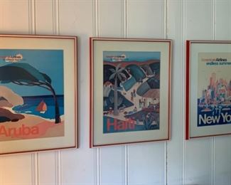 Vintage American Airlines Travel Posters