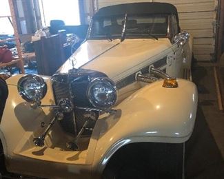 1936 Mercedes Benz Replica Coupe Convertible
Starting offer $10,000