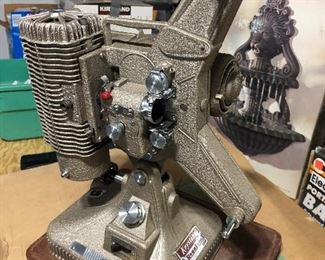 KEYSTONE MOVIE PROJECTOR AND VINTAGE CAMERAS