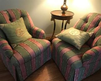 Pair chairs - pristine condition