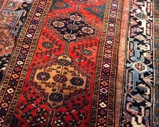Persian - 2.9 x 10.4 - 1940's - Rug has been washed, pad included