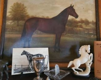 Horse, marble, trophy, horse painting, horse sketch