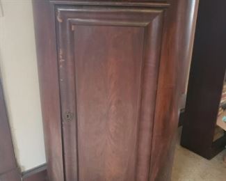 antique, repair, cabinet