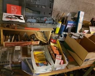 tools, carpenter, handyman, nails, bolts, screws, nuts, drill bits, torch