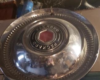 hubcap, Packard, silver, vintage, collector