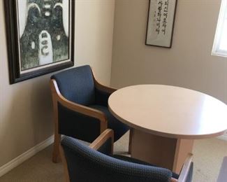 Misc. Table & (2) Chairs priced separately