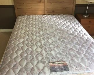 Queen Bed & Mattress (priced separately)