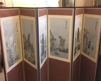 Hand Stitched Privacy Screen