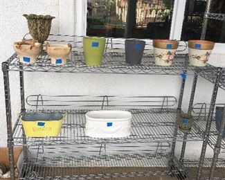 2 of 2 - 3 Shelf - Metal Shelf on Wheels