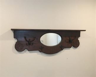 Vintage Coat Rack / Shelf